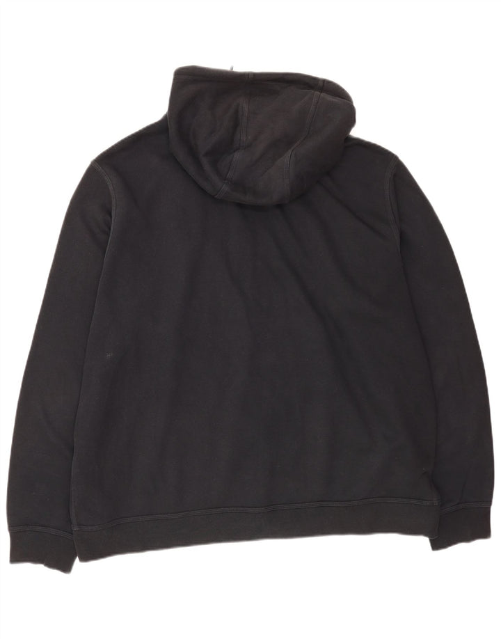 Мужской свитер с капюшоном на молнии Nike 2XL, черный, хлопок