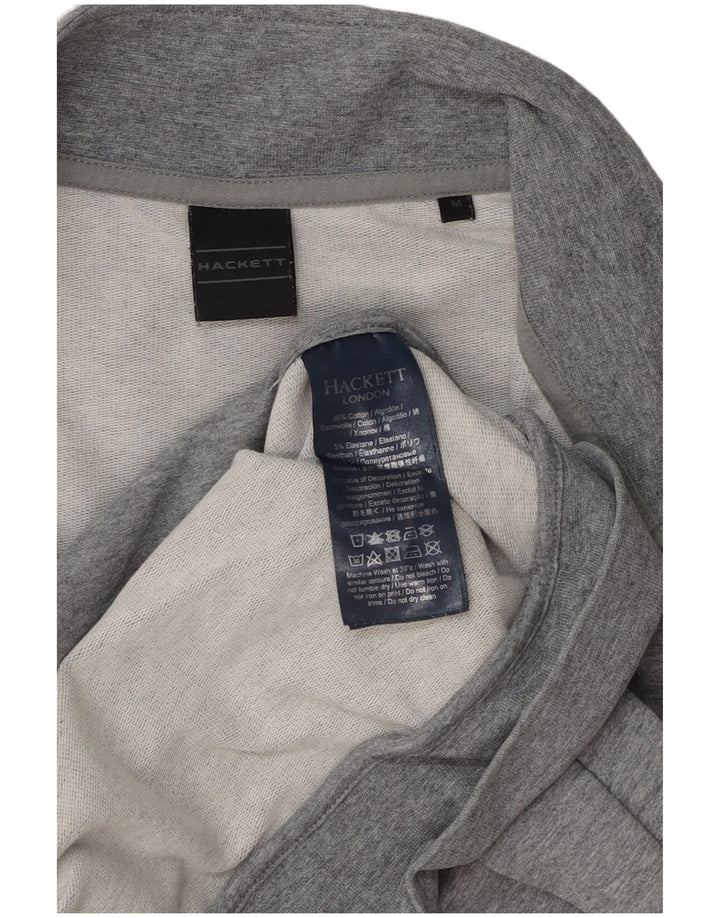 Hackett Мужской спортивный костюм Верхняя куртка Средне-серый хлопок
