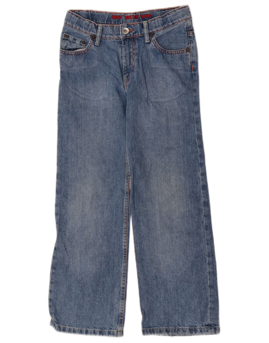 Прямые джинсы Levi's для мальчиков 7–8 лет W24 L23, синий хлопок