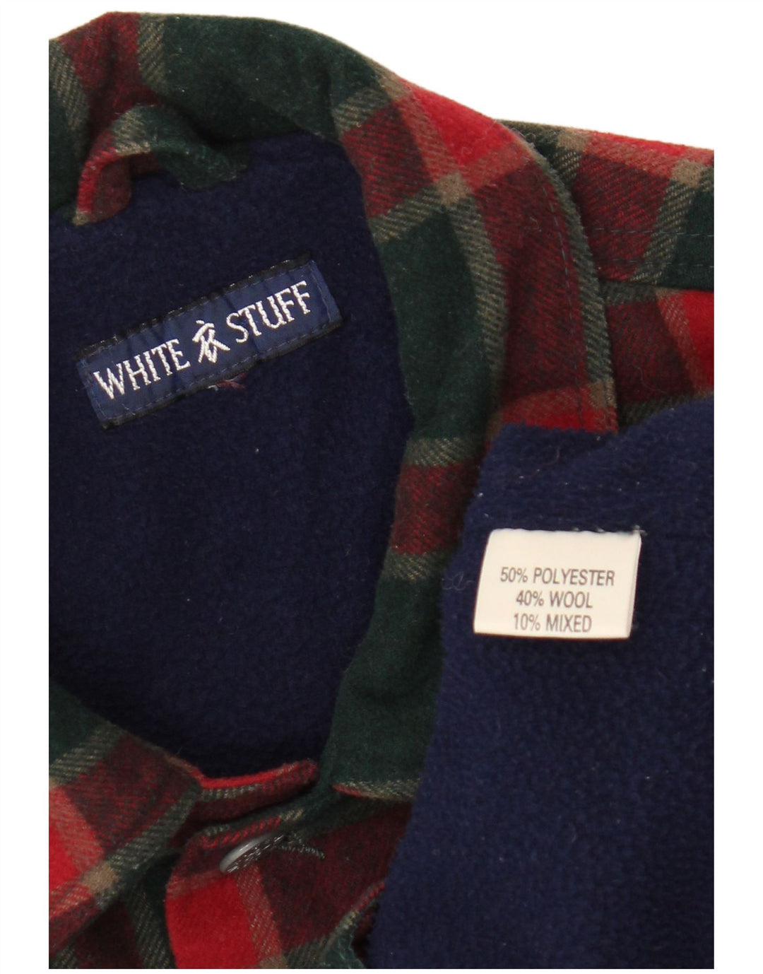 Мужской бомбер WHITE STUFF UK 38, средний красный полиэстер в клетку