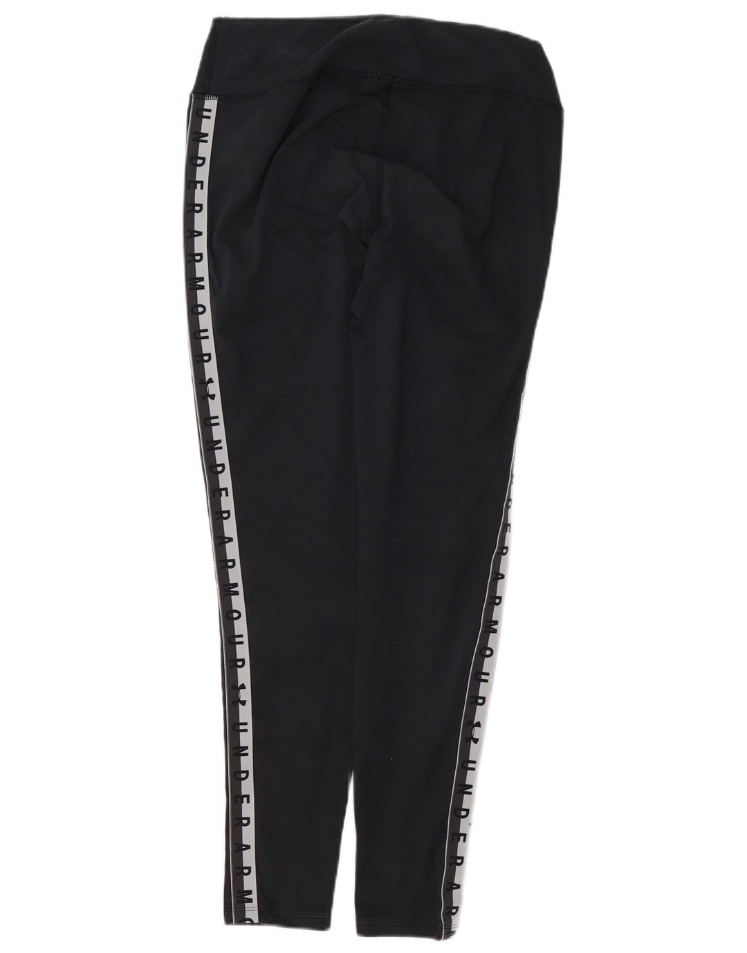 Женские леггинсы UNDER ARMOR Heat Gear UK 12, средний черный цвет с цветными блоками