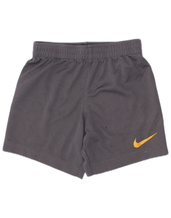 Nike Boys Sport Shorts 3-4 Years XS Grey Polyester