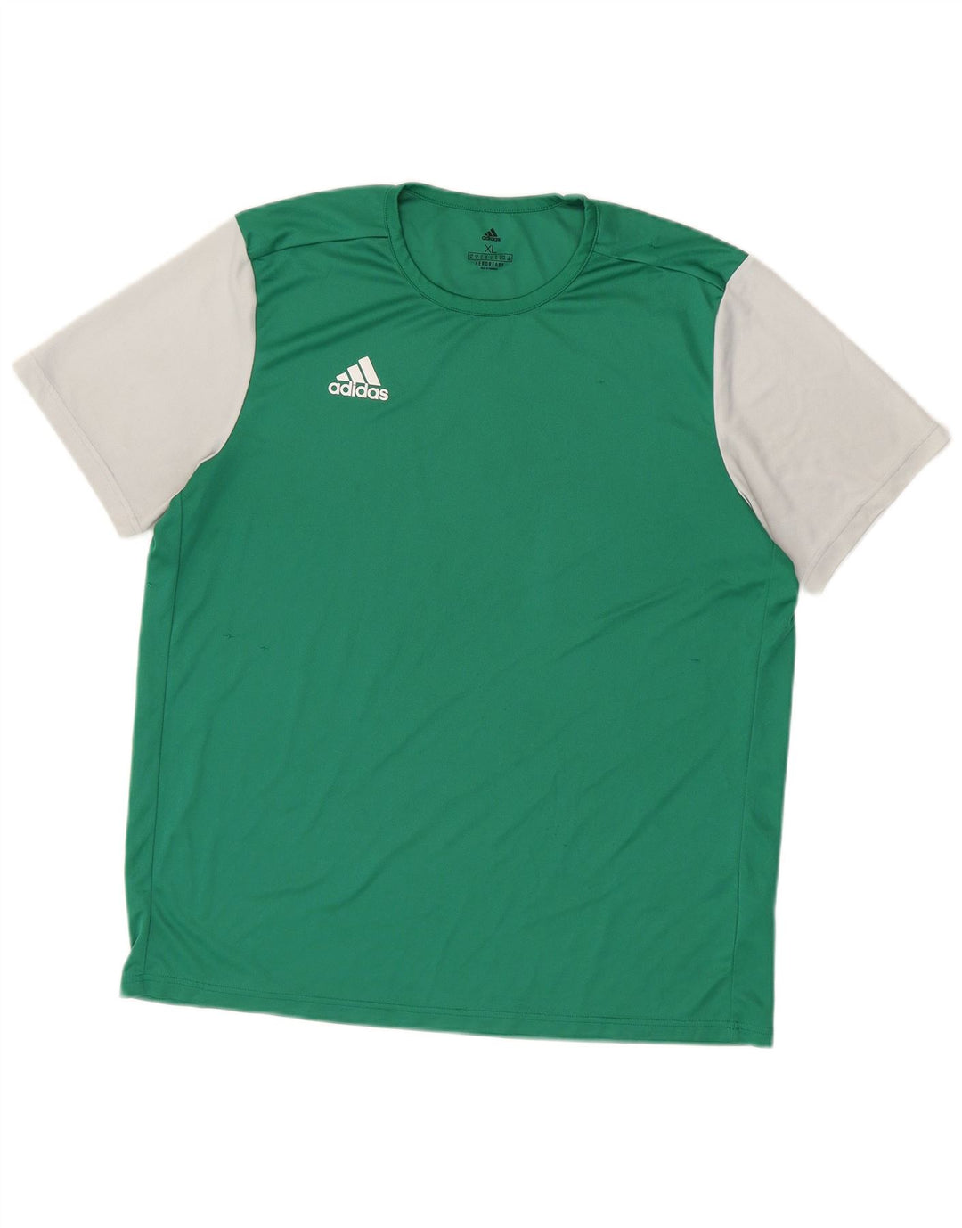 Adidas Мужская футболка Aeroready Top XL Зеленый полиэстер с цветными блоками