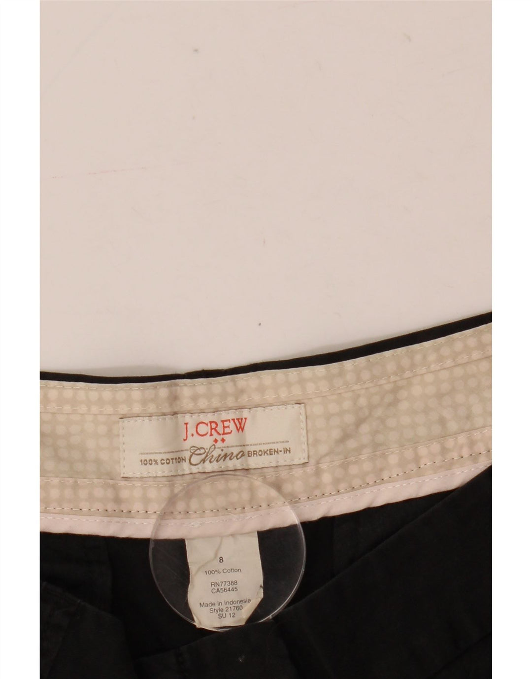 Женские шорты чинос J. Crew, размер США 8, средний размер W30, черный хлопок