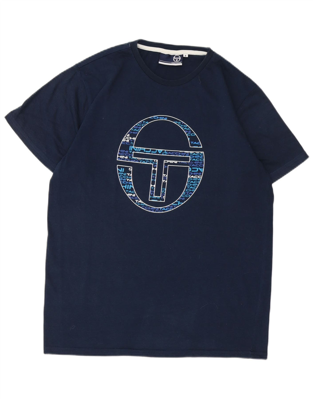 Мужская футболка с рисунком SERGIO TACCHINI, маленький темно-синий полиэстер
