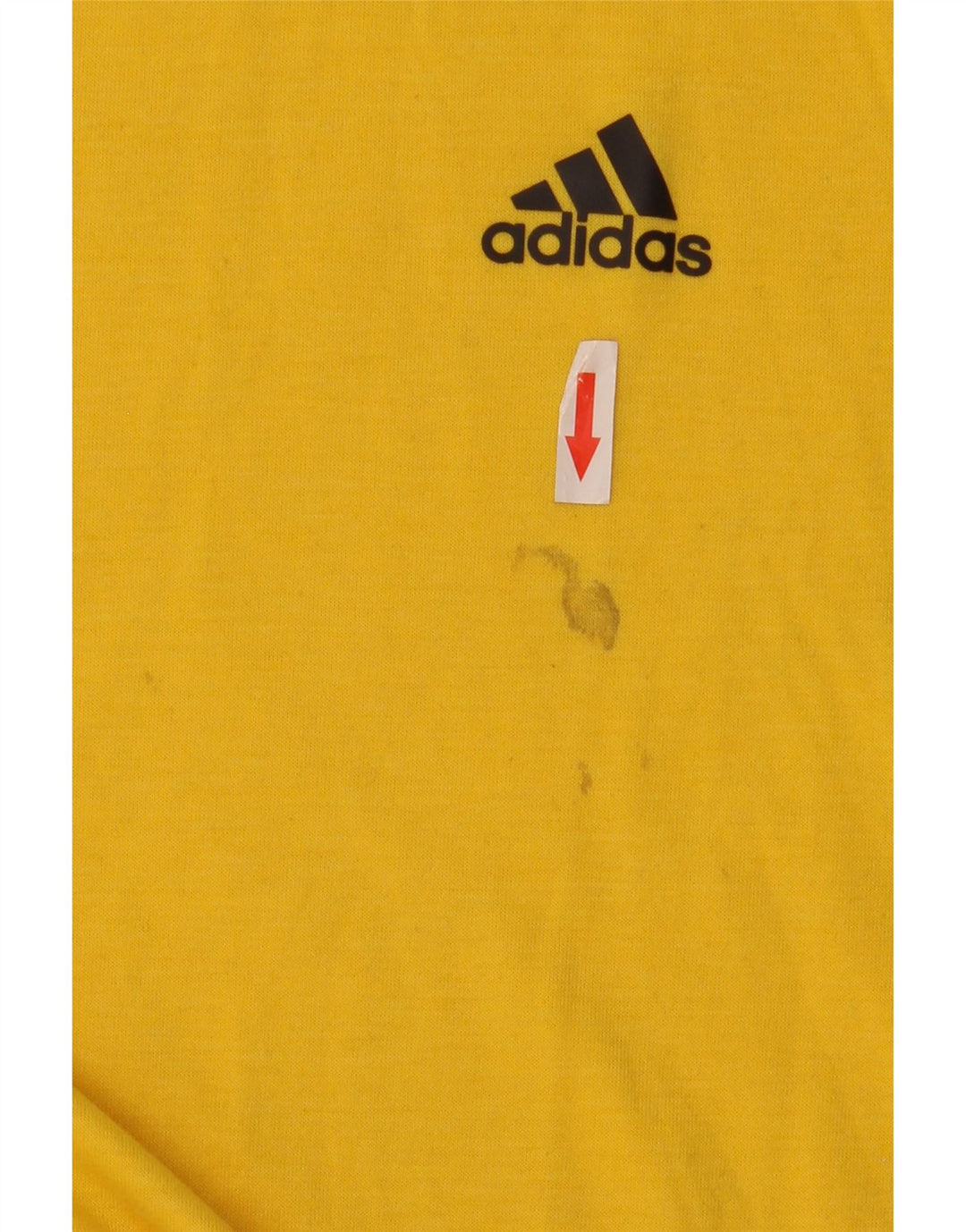 Мужская футболка Adidas Climalite, большой желтый полиэстер