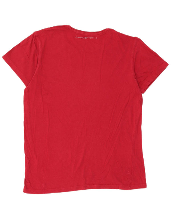 Женская футболка с рисунком Gianfranco Ferre Top IT 50 XL, красный хлопок