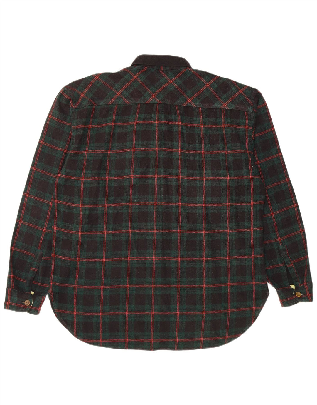 Мужская фланелевая рубашка Casucci, большая зеленая клетка в полиакрил