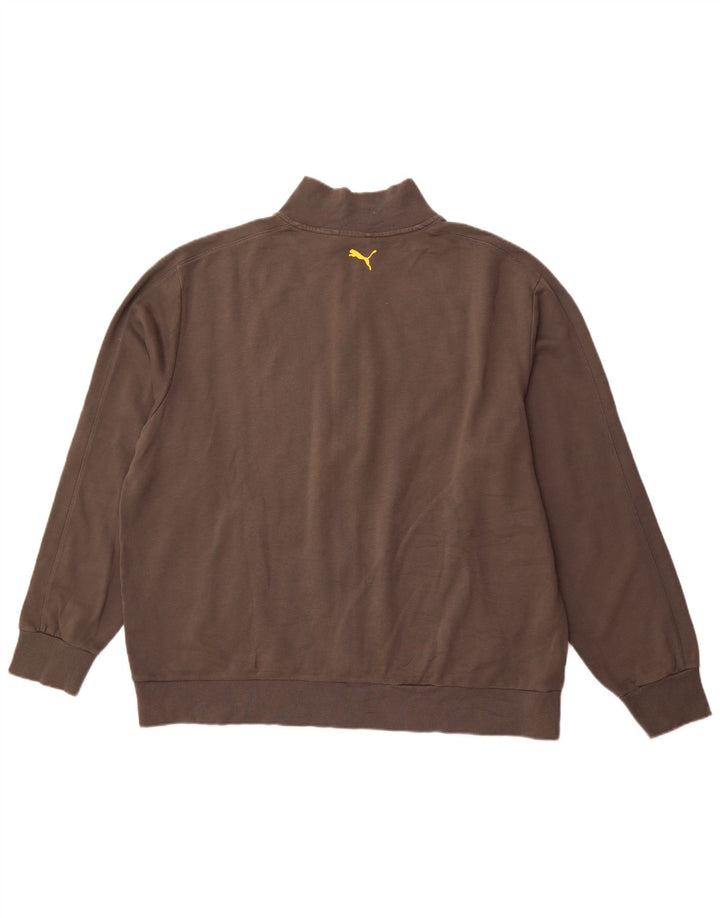 Мужской спортивный костюм PUMA с рисунком, верхняя куртка 2XL, серый хлопок