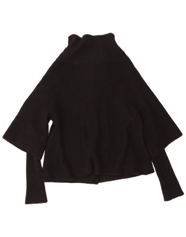 Женский кардиган Monsoon UK 14, средний черный шерстяной свитер