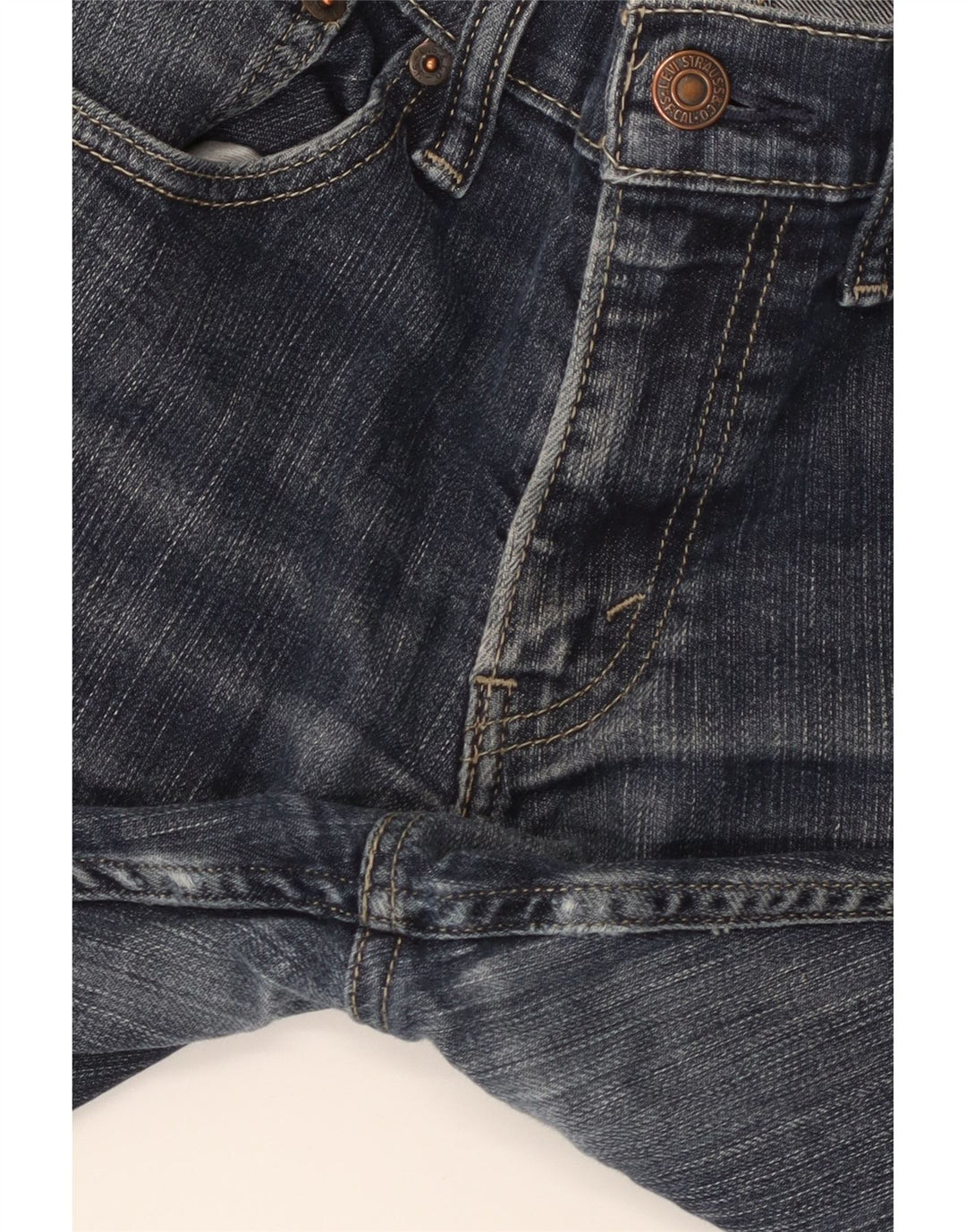 Мужские зауженные джинсы LEVI'S 511 W31 L32 синие, хлопок