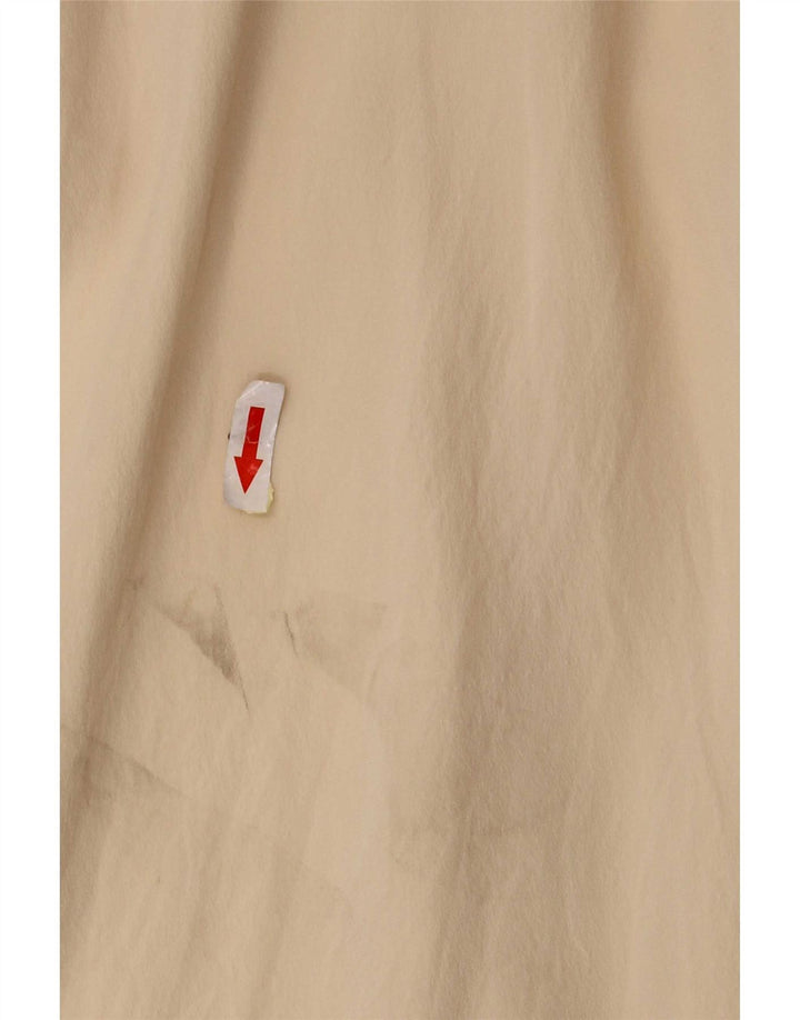 Винтажная женская блузка-рубашка IT 44 Medium Off White Silk