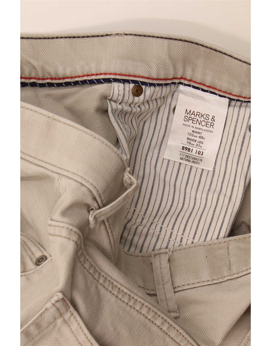 Мужские прямые джинсы Marks & Spencer Blue Harbor W40 L31 серые, хлопковые
