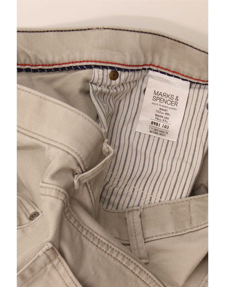 Мужские прямые джинсы Marks & Spencer Blue Harbor W40 L31 серые, хлопковые