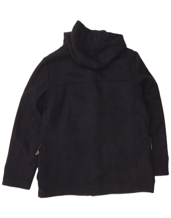 Мужская дафлкот с капюшоном BURTON UK 40, большая темно-синяя шерсть