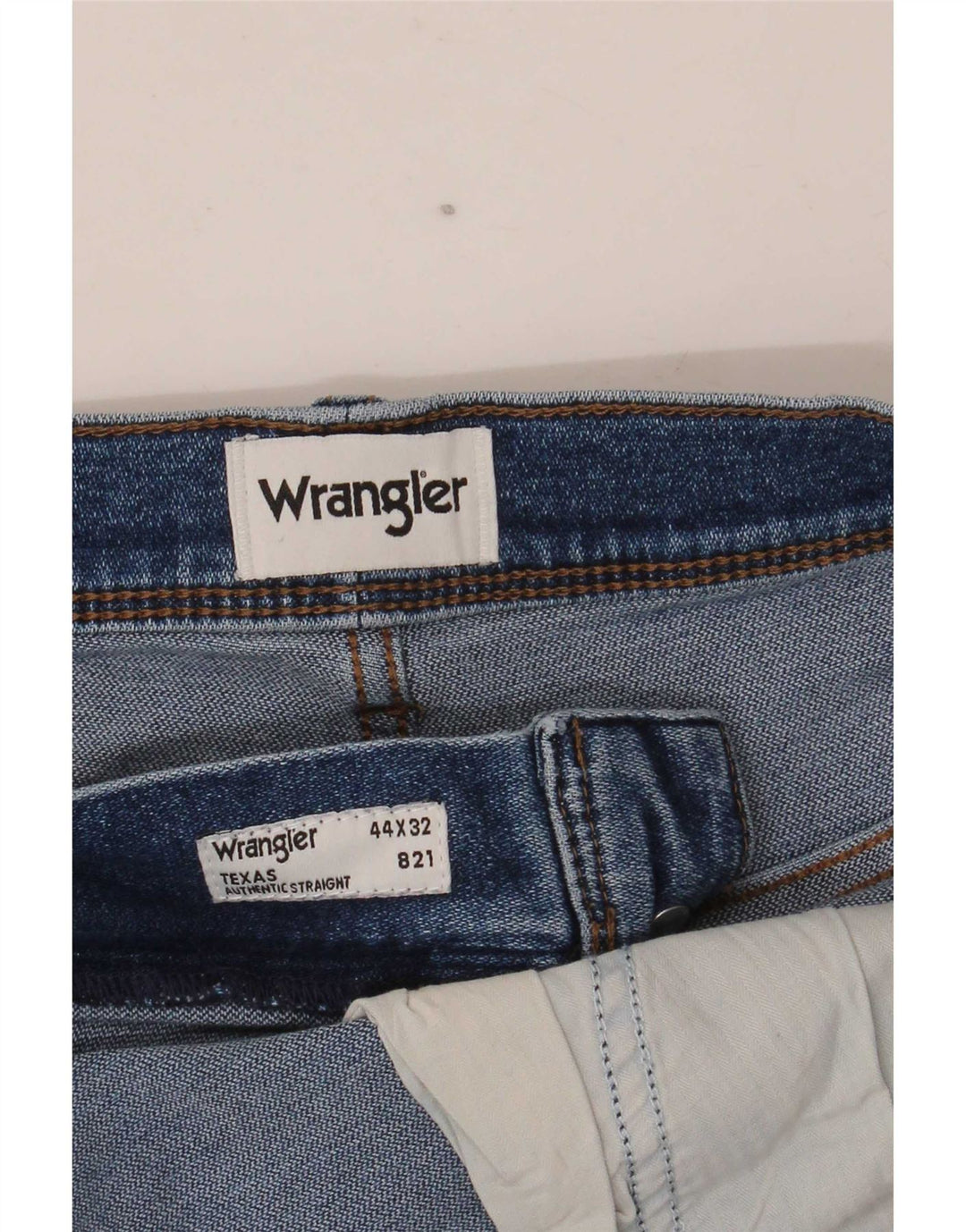 Мужские прямые джинсы Wrangler Texas W44 L32 синие