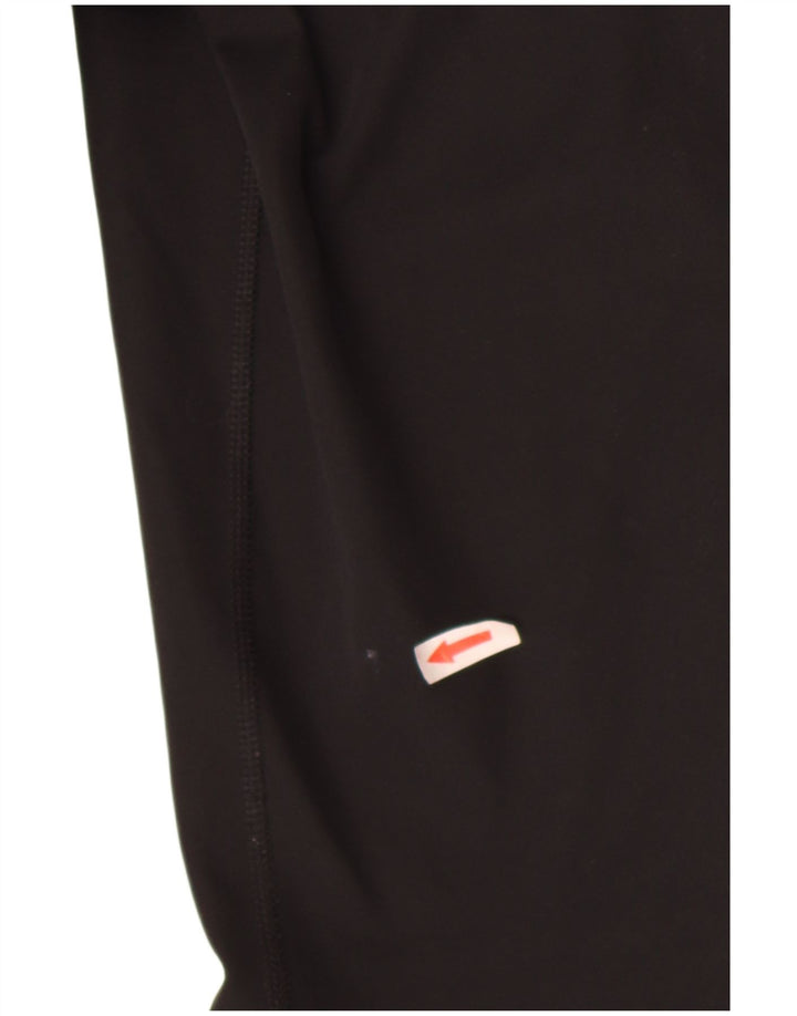 Женские укороченные леггинсы Adidas Climalite UK 8/10, маленькие черные из полиэстера