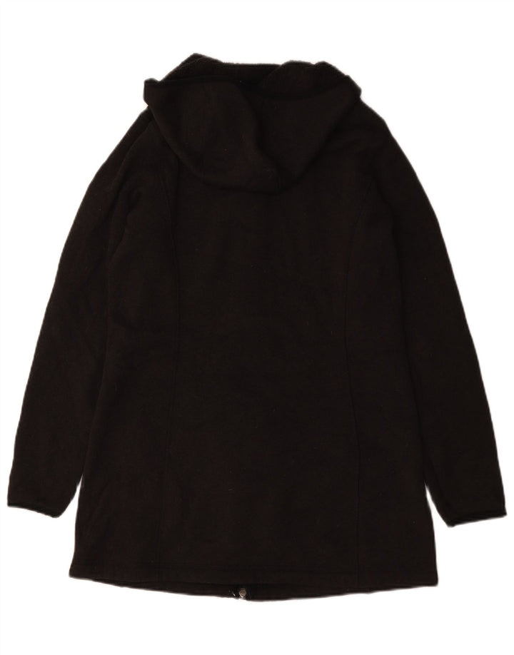 Женское пальто с капюшоном L.L.Bean UK 10, маленький серый полиэстер