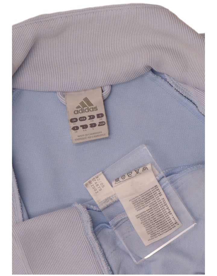 Женский спортивный костюм Adidas Top Jacket UK 12, средний синий хлопок