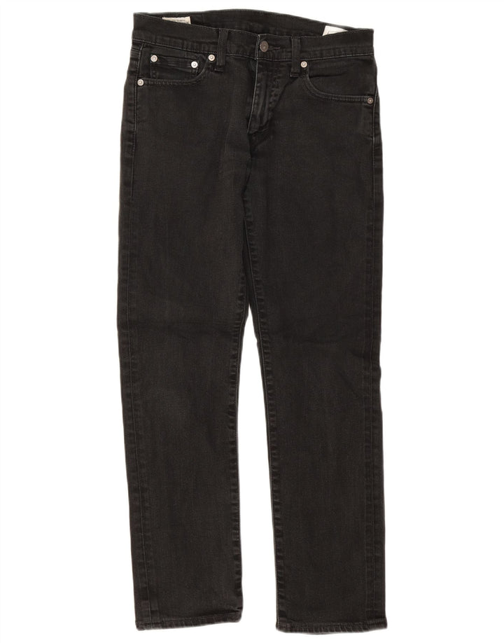 Мужские прямые джинсы Levi's W30 L30, черный хлопок
