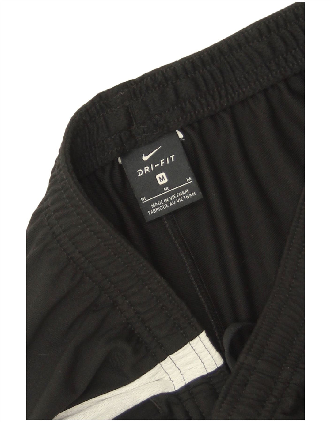 Мужские спортивные брюки Nike Dri Fit среднего размера, черные с цветными блоками