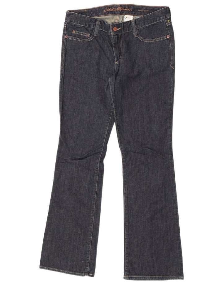 Женские джинсы Eddie Bauer Modern Bootcut, США 6, средние W32 L31, темно-синие