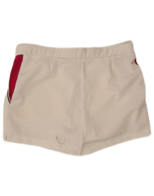 LE COQ SPORTIF Женские шорты чинос IT 48 XL W32 Белые цветные блоки