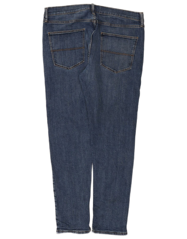 Мужские джинсы скинни Marks & Spencer W34 L29 синие, хлопок