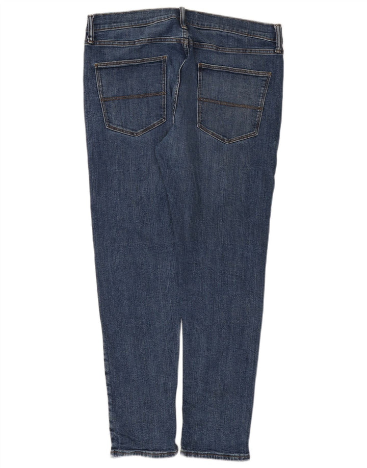 Мужские джинсы скинни Marks & Spencer W34 L29 синие, хлопок