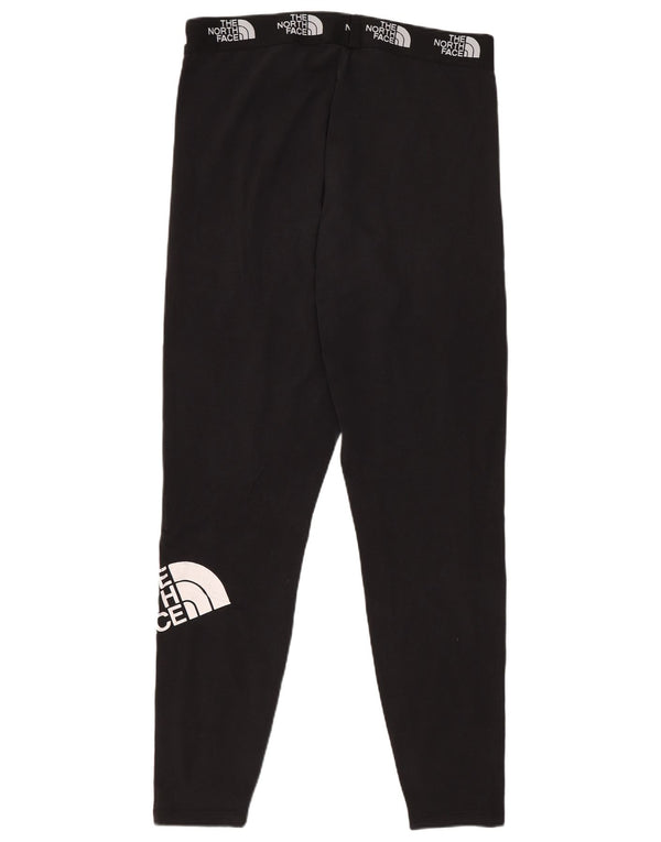 Женские леггинсы с рисунком The North Face UK 14, большие черные хлопковые