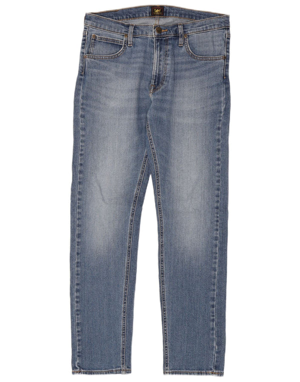 Мужские узкие джинсы Lee W32 L32, синий хлопок