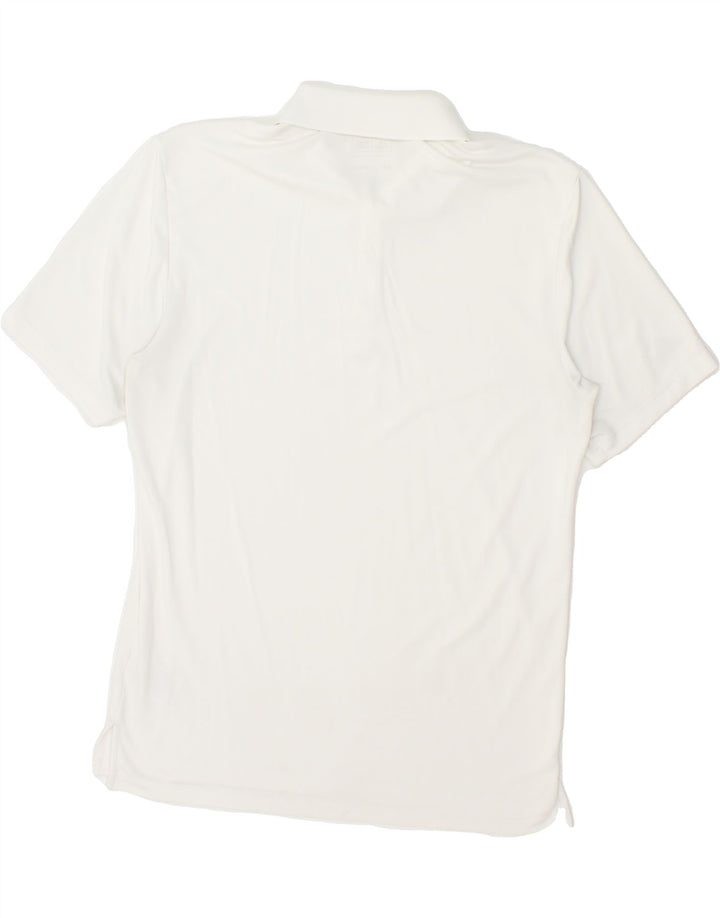 ADIDAS Mens Polo Shirt Small White Polyester Vintage Adidas and Second-Hand Adidas from Messina Hembry 