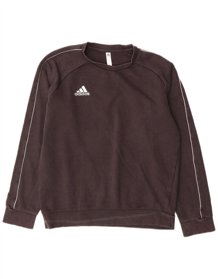 Мужской свитер Adidas Джемпер среднего размера, черный хлопок