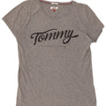 Женская футболка с рисунком Tommy Hilfiger Top UK 14 Medium Grey