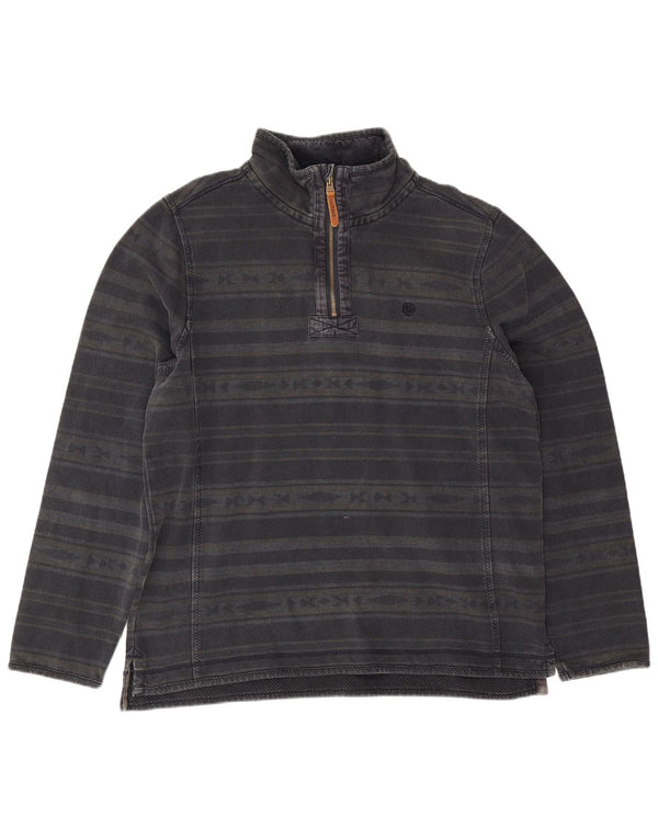 Мужская толстовка с воротником на молнии с толстым лицом, хлопковый джемпер в большую черную полоску