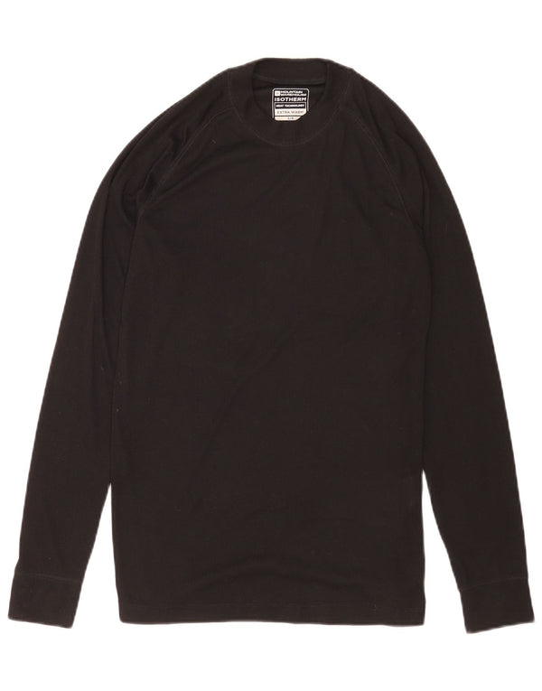 Mountain Warehouse Mens Top Long Sleeve Small Black Polyester