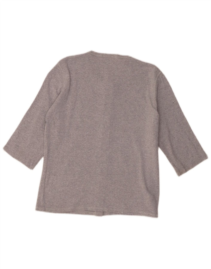 Женская блузка с рукавом 3/4 Marks & Spencer UK 14, средний серый