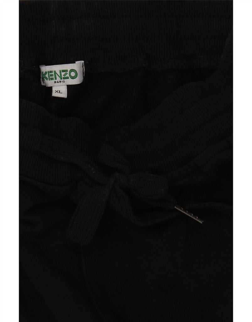 KENZO Womens Tracksuit Trousers Joggers UK 18 XL  Black Cotton Vintage Kenzo and Second-Hand Kenzo from Messina Hembry 