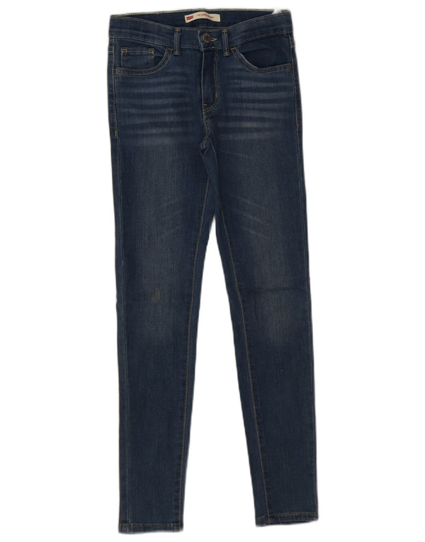 Джинсы Levi's Girls 710 Super Skinny 9–10 лет W22 L25, синий хлопок