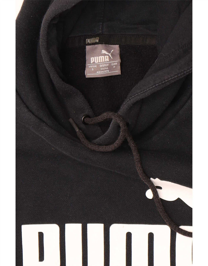 Мужской джемпер с капюшоном с рисунком Puma, маленький черный