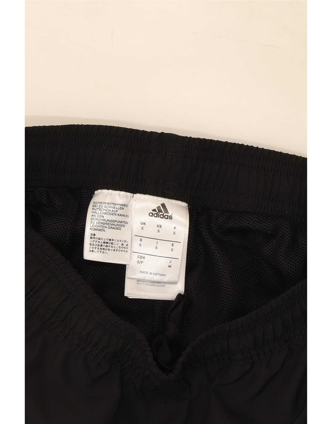 Adidas Мужские спортивные брюки Джоггеры Маленькие черные полиэстер