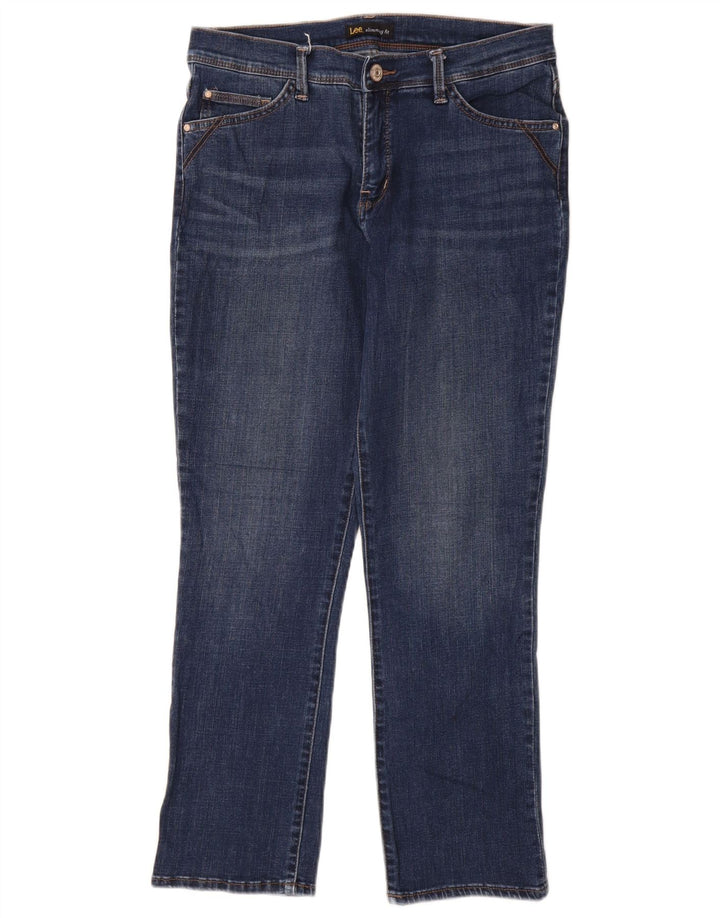 Женские узкие джинсы LEE W28 L26 синие