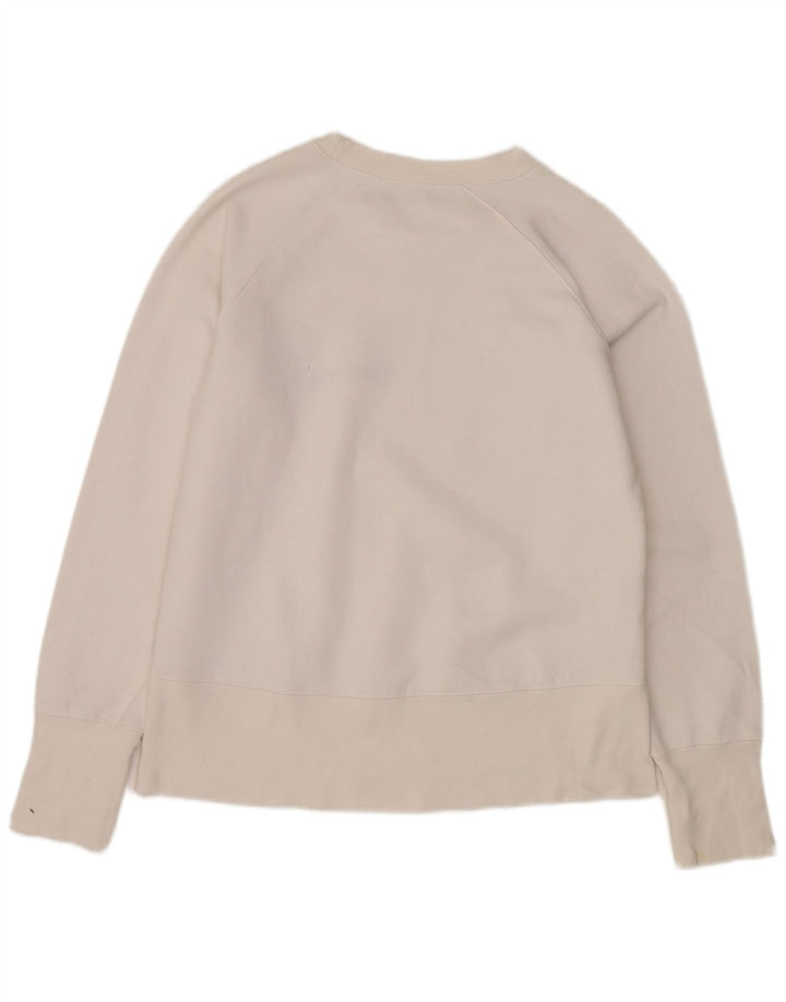 BILLABONG Женский свитер с рисунком UK 12, средний белый полиэстер