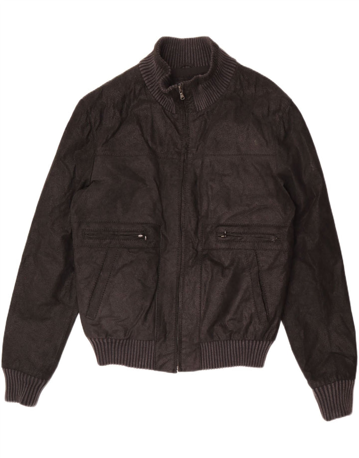 Куртка мужская кожаная Zarro IT 54 2XL черная
