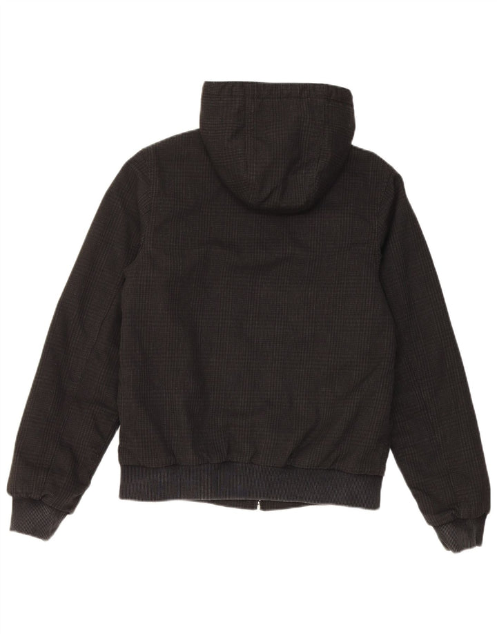 Женский бомбер с капюшоном Carhartt UK 6 XS, полиэстер в черную клетку
