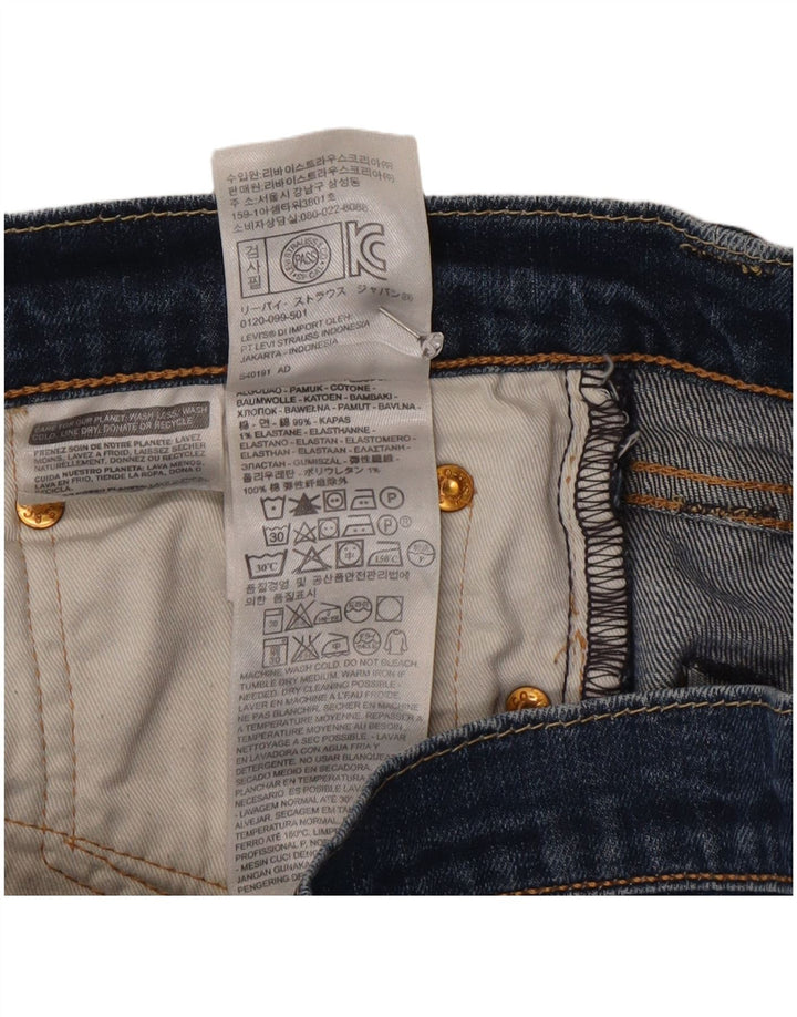 Мужские прямые джинсы Levi's 511 W32 L30 синие, хлопок