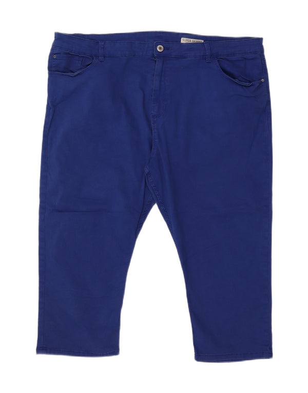 Женские суперскинни-капри Marks & Spencer UK 24 4XL W44 L21 синие
