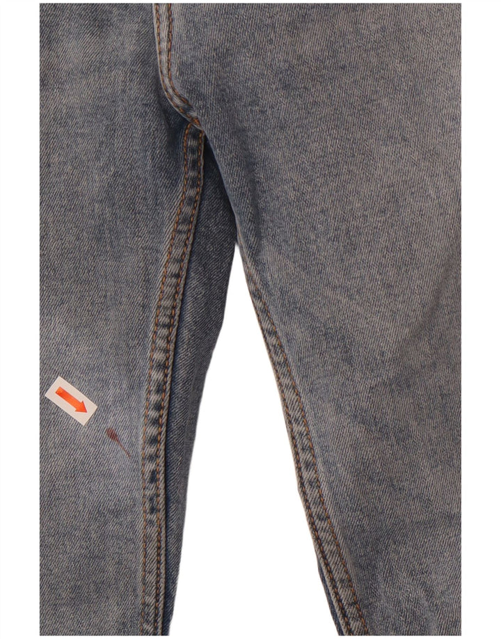 Женские укороченные джинсы Zara Bootcut EU 38, маленькие W28 L26, синие, хлопок