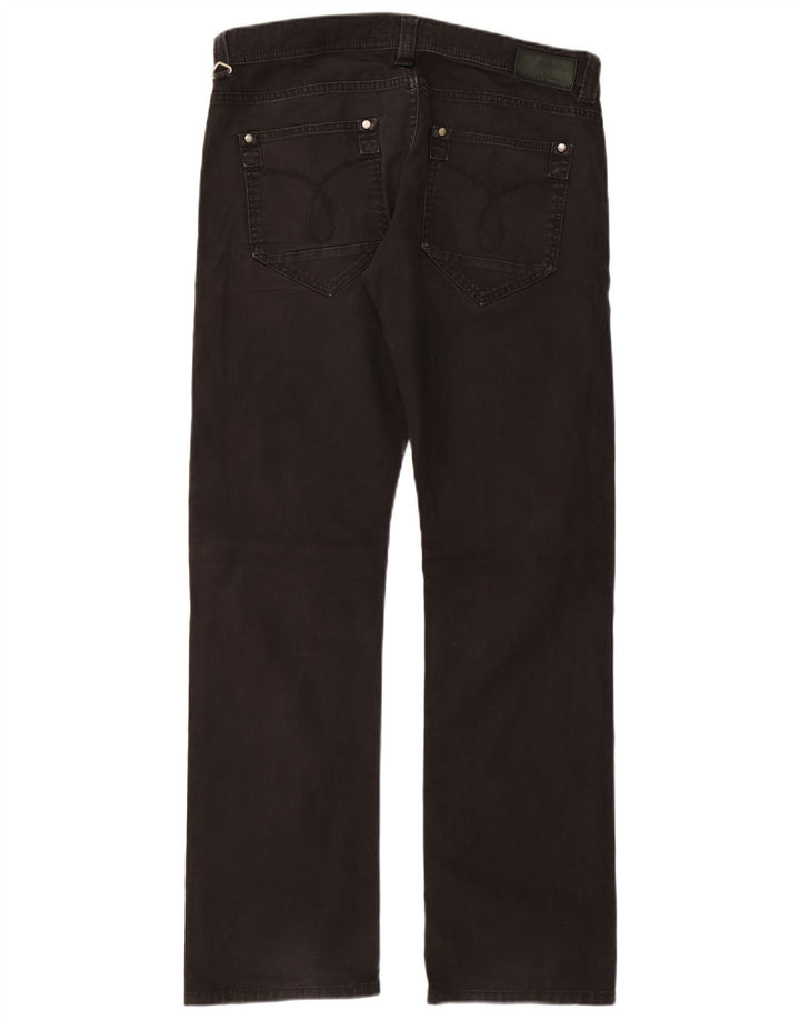 Мужские прямые джинсы CALVIN KLEIN W34 L33, черный хлопок