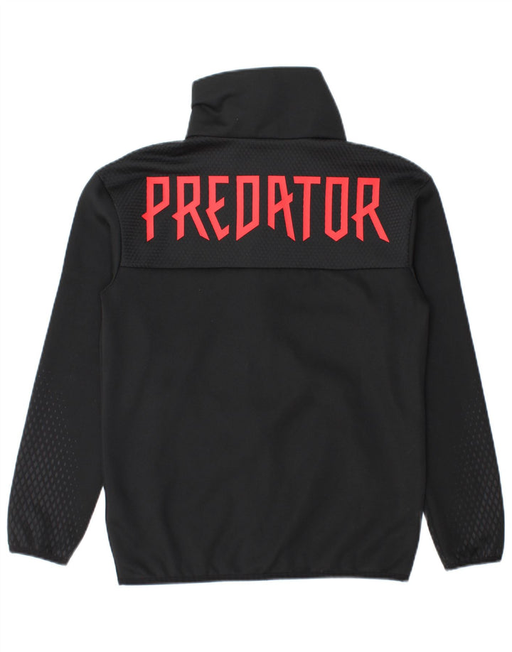 Спортивный костюм Adidas Predator для мальчиков с графическим рисунком, верхняя куртка 11-12 лет, черный